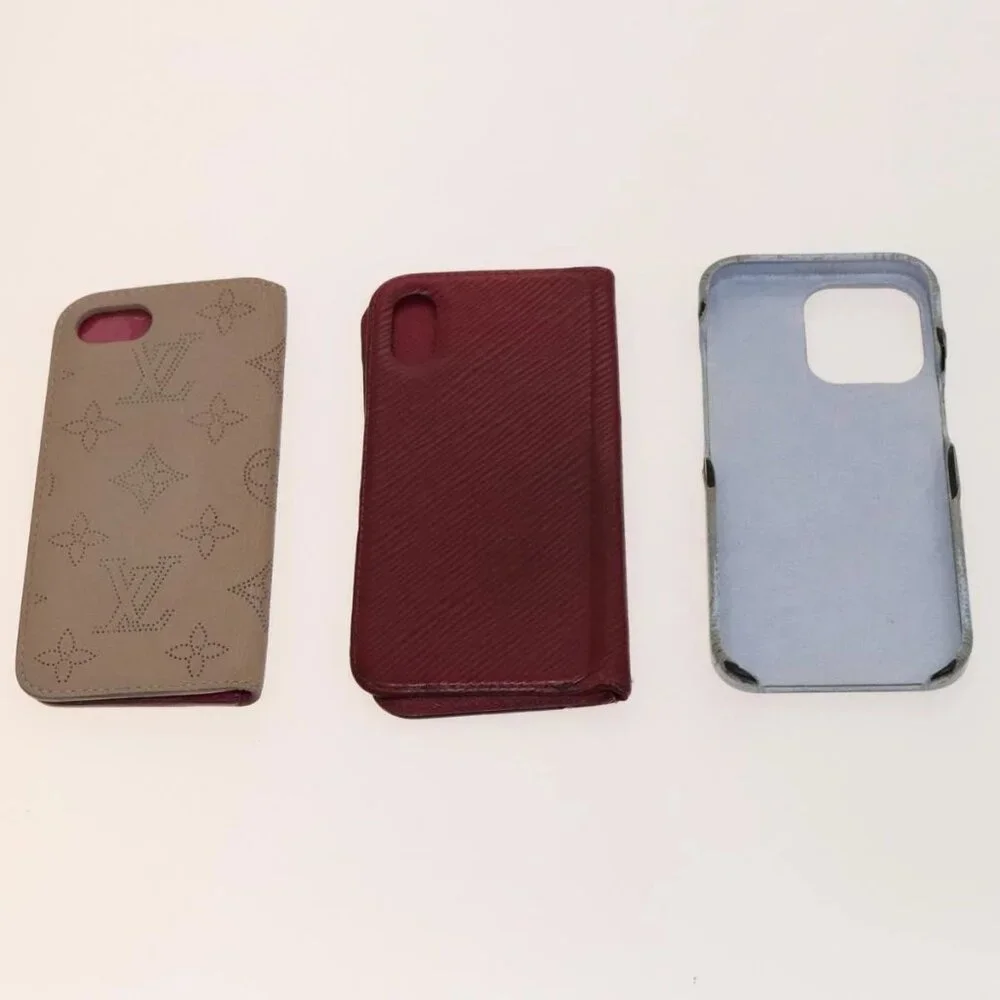 LOUIS VUITTON Monogram Cell Phone Case 10set LV Auth CB106